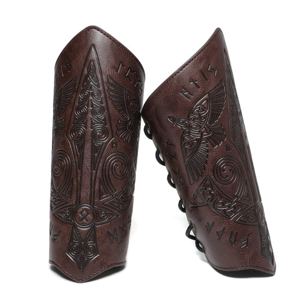 Medieval knight embossed wristband