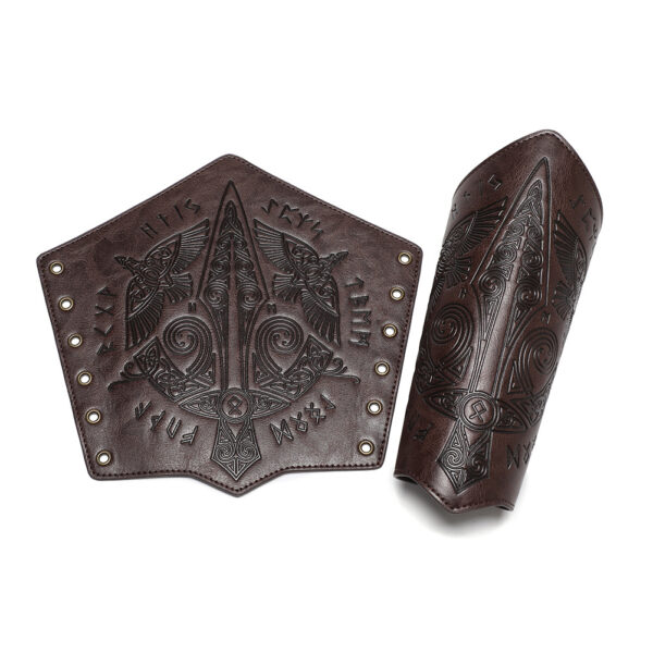 Medieval knight embossed wristband